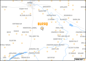 map of Burāq