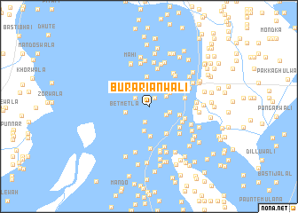 map of Burariānwāli