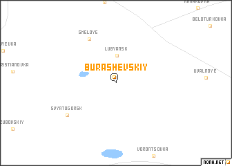 map of Burashevskiy