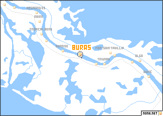 map of Buras