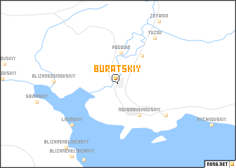 map of Buratskiy