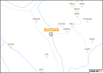 map of Burawa