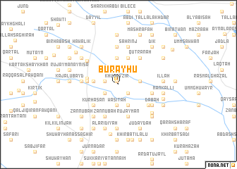 map of Burayḩū