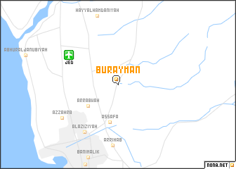 map of Buraymān