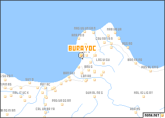 map of Burayoc