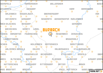 map of Burbach