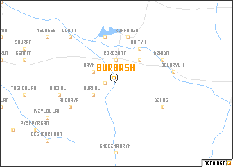 map of Burbash