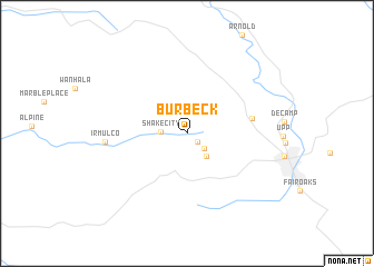 map of Burbeck