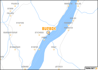 map of Burbok