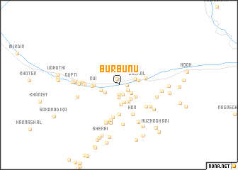 map of Burbunū