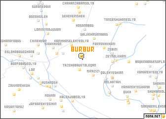 map of Būrbūr