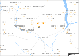 map of Burceat