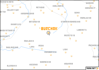 map of Burchak