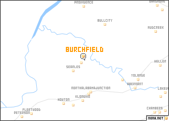 map of Burchfield