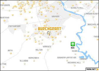 map of Burch Grant