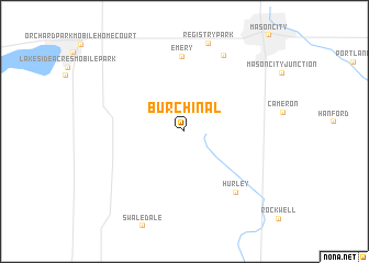 map of Burchinal
