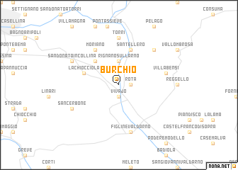 map of Burchio