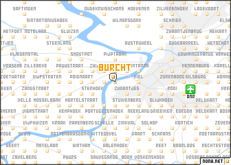 map of Burcht