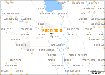 map of Burcioaia