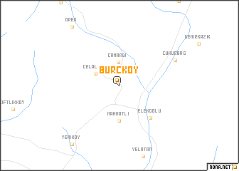 map of Burçköy