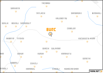 map of Burç