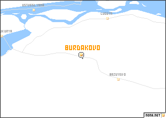 map of Burdakovo