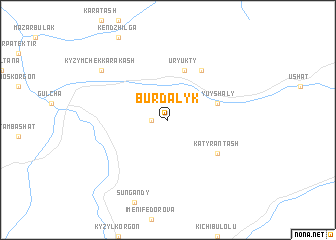 map of Burdalyk