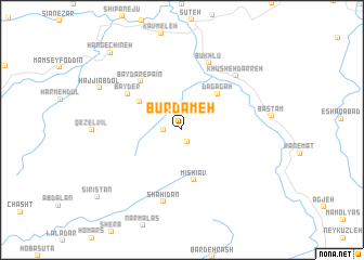 map of Būrdameh