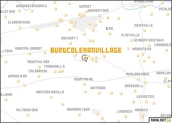 map of Burd Coleman Village