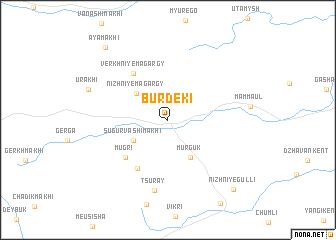 map of Burdeki