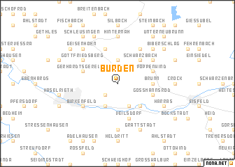 map of Bürden