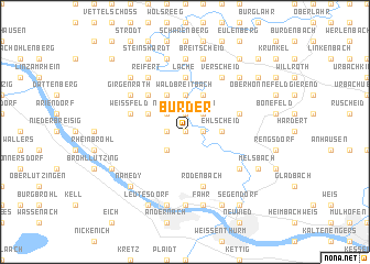 map of Bürder