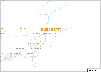 map of Burdeşti