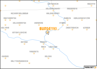 map of Burdeyki