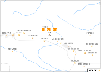 map of Burdiani