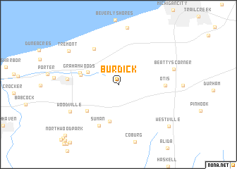 map of Burdick