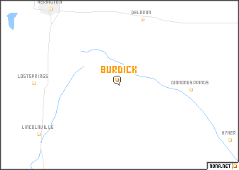 map of Burdick