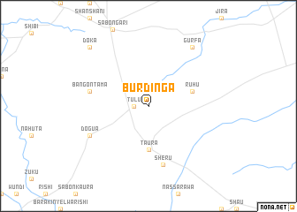 map of Burdinga