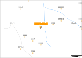 map of Burduda