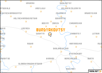 map of Burdyakovtsy