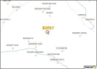 map of Burdy