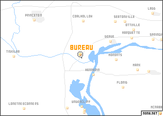 map of Bureau