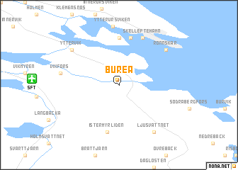 map of Bureå