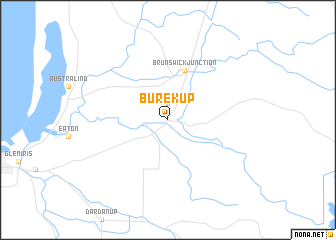 map of Burekup