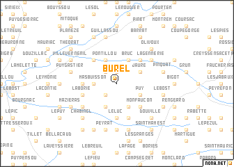 map of Burel