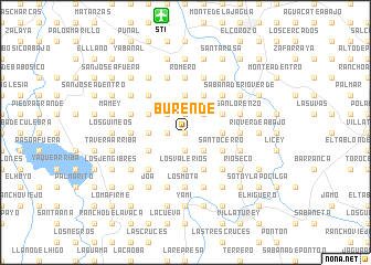 map of Burende