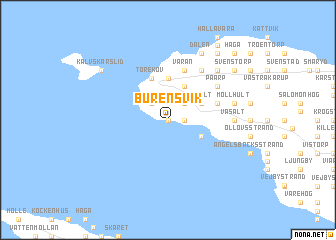 map of Burensvik