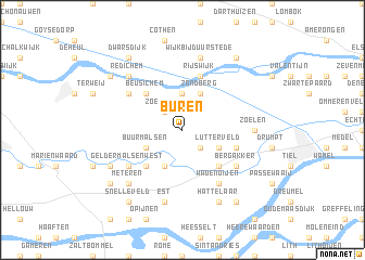 map of Buren