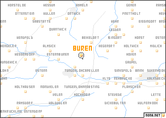 map of Büren