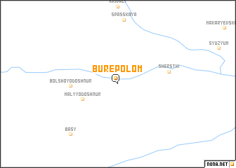 map of Burepolom